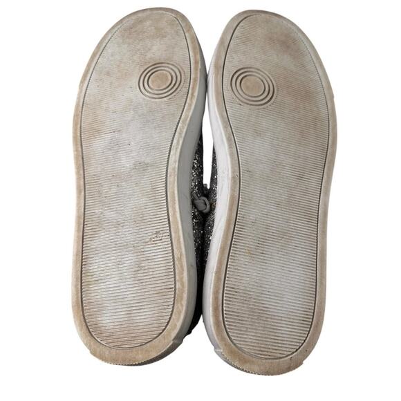 P448 EU 41 Glitter Snakeskin Hi Top Side Zip Sneakers Made In Italy Rebel Chic - Picture 3 of 16